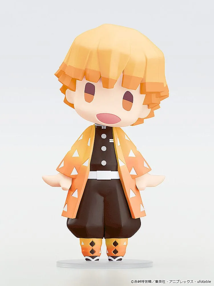 Demon Slayer: Kimetsu no Yaiba HELLO! GOOD SMILE Action Figure Zenitsu Agatsuma 10 cm
